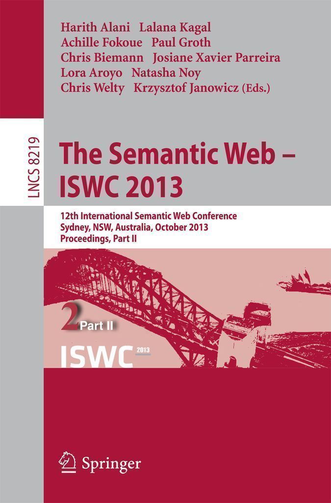 Cover image for The Semantic Web - ISWC 2013