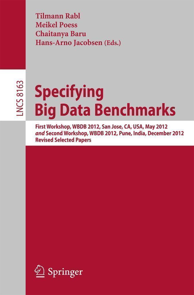 Cover image for Specifying Big Data Benchmarks