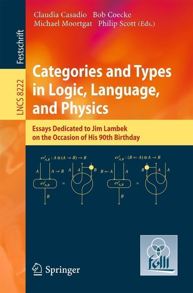 Cover image for Categories and Types in Logic, Language, and Physics