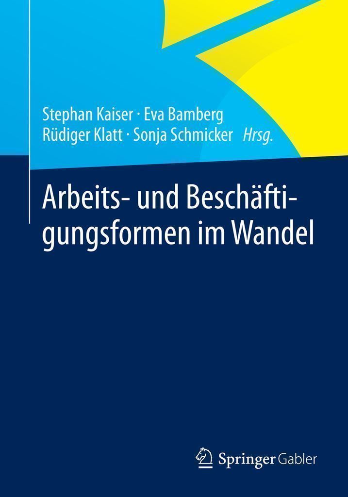 Cover image for Arbeits- und Beschaftigungsformen im Wandel