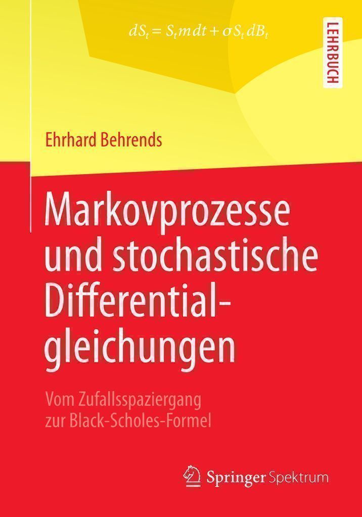 ISBN 9783658009885 product image for Markovprozesse und stochastische Differentialgleichungen | upcitemdb.com