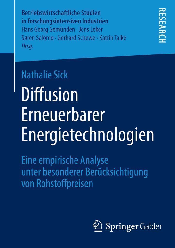 Cover image for Diffusion Erneuerbarer Energietechnologien