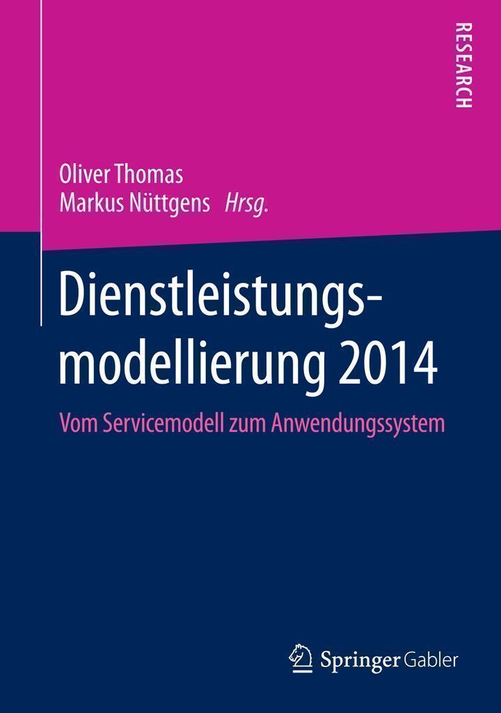 Cover image for Dienstleistungsmodellierung 2014