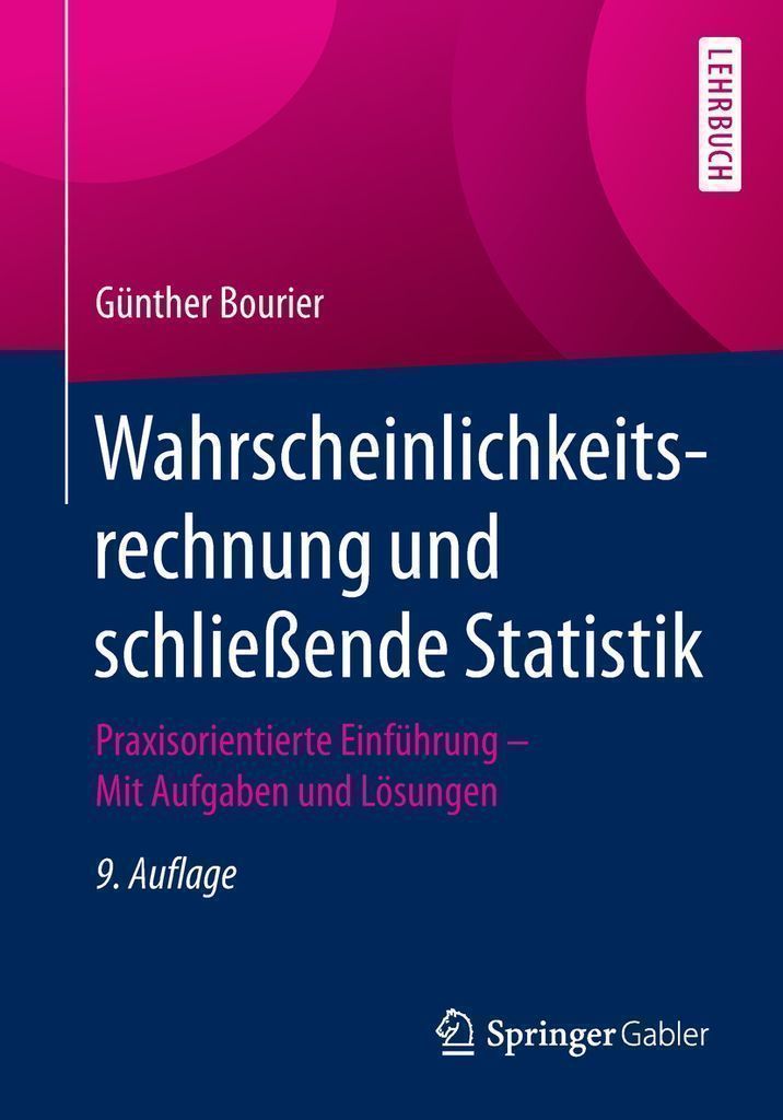 Cover image for Wahrscheinlichkeitsrechnung und schlieende Statistik