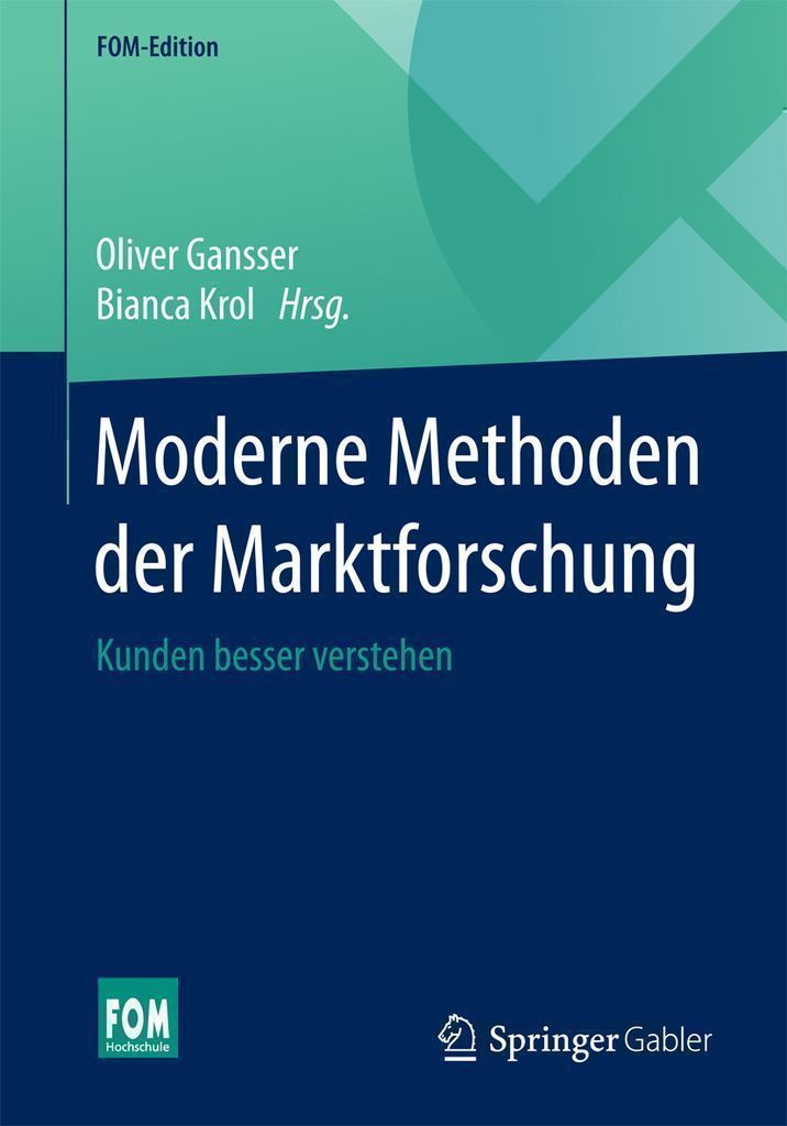 Cover image for Moderne Methoden der Marktforschung