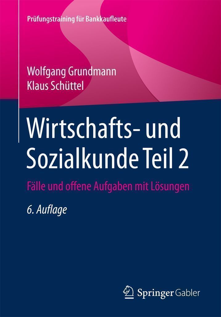 Cover image for Wirtschafts- und Sozialkunde Teil 2