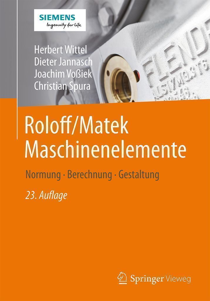 Cover image for Roloff/Matek Maschinenelemente