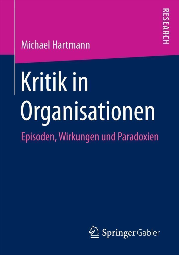 ISBN 9783658201197 product image for Kritik in Organisationen | upcitemdb.com