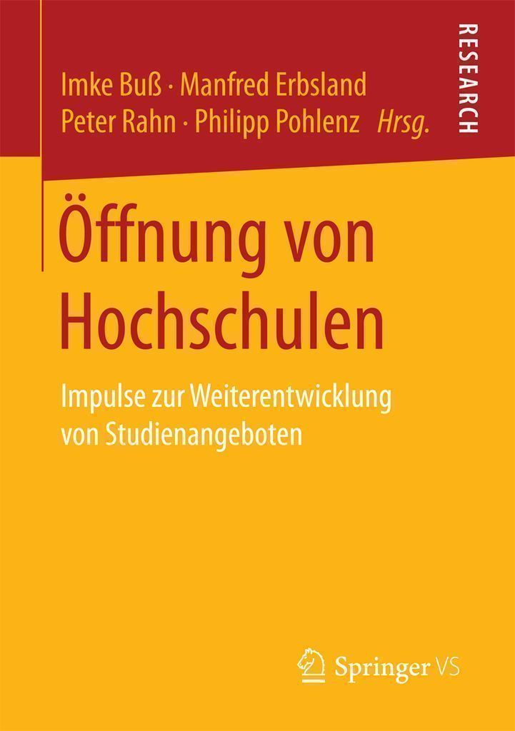 Cover image for Offnung von Hochschulen