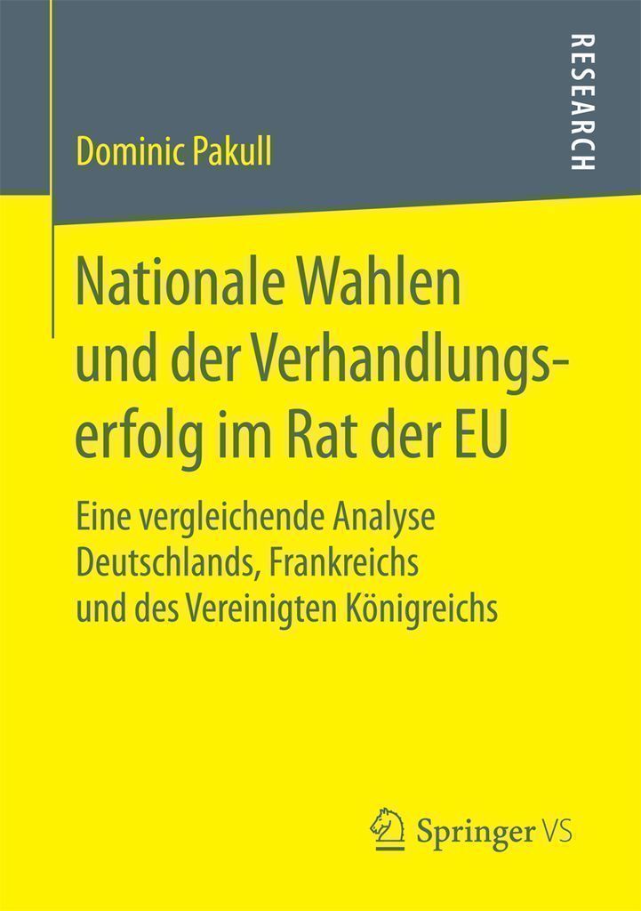 Cover image for Nationale Wahlen und der Verhandlungserfolg im Rat der EU