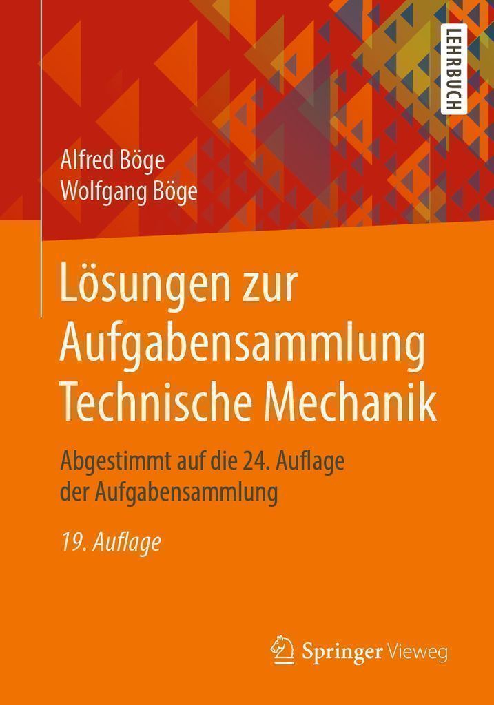 Cover image for Losungen zur Aufgabensammlung Technische Mechanik