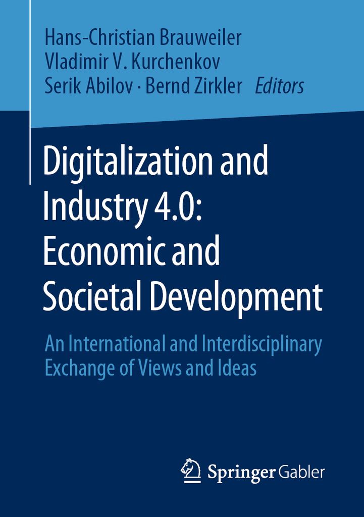 Cover image for Digitalization and Industry 4.0: Economic and Societal Development