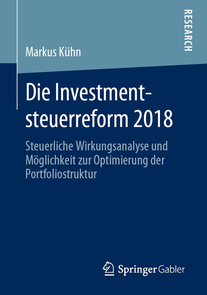 Cover image for Die Investmentsteuerreform 2018