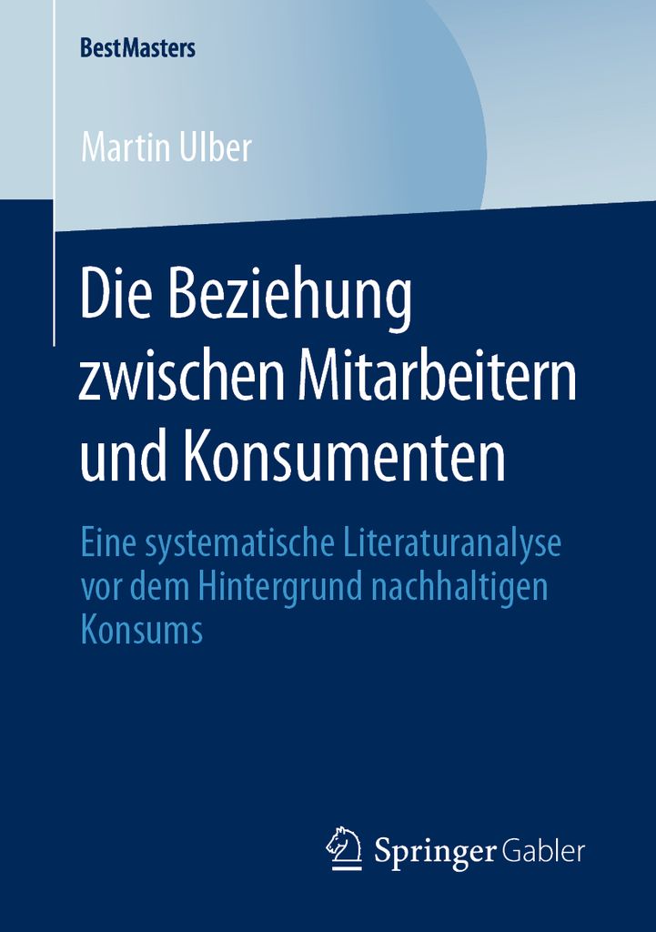 Cover image for Die Beziehung zwischen Mitarbeitern und Konsumenten