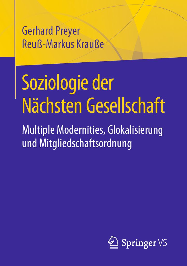 Cover image for Soziologie der Nachsten Gesellschaft