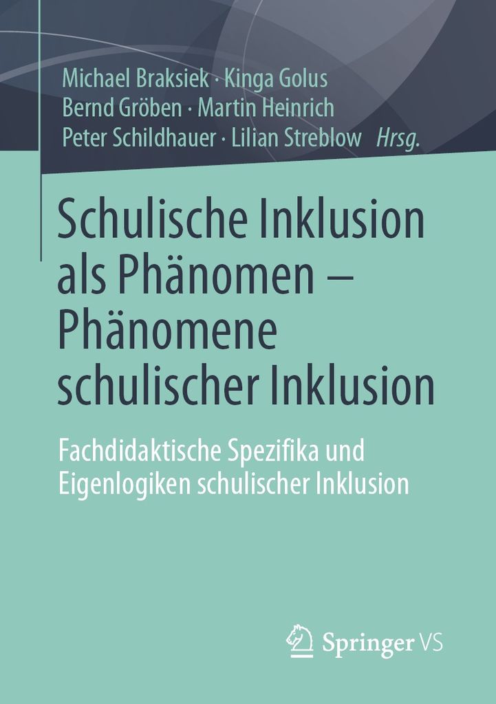 Cover image for Schulische Inklusion als Phanomen  Phanomene schulischer Inklusion