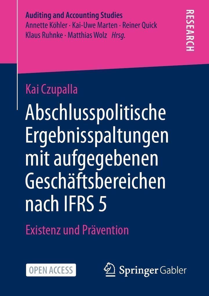 Cover image for Abschlusspolitische Ergebnisspaltungen mit aufgegebenen Geschaftsbereichen nach IFRS 5
