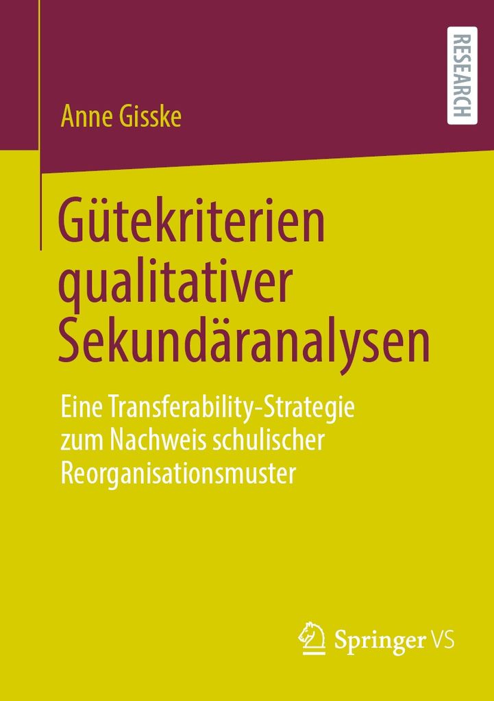 Cover image for Gutekriterien qualitativer Sekundaranalysen