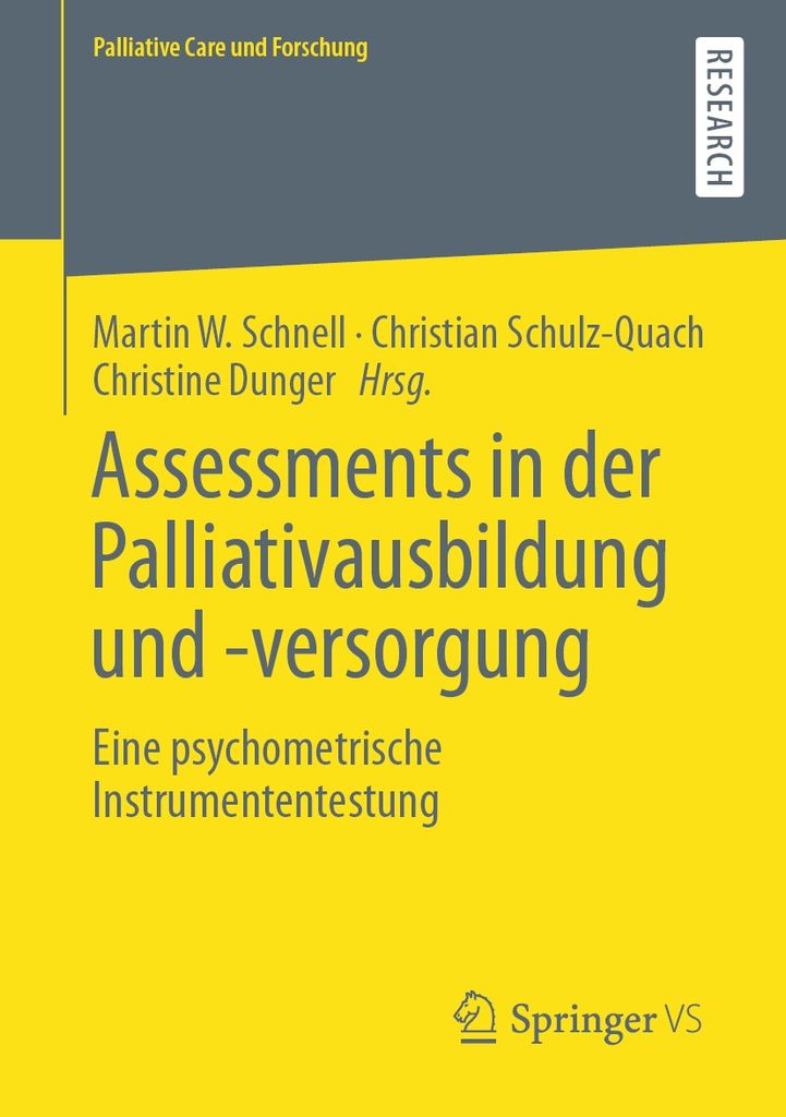 Cover image for Assessments in der Palliativausbildung und -versorgung