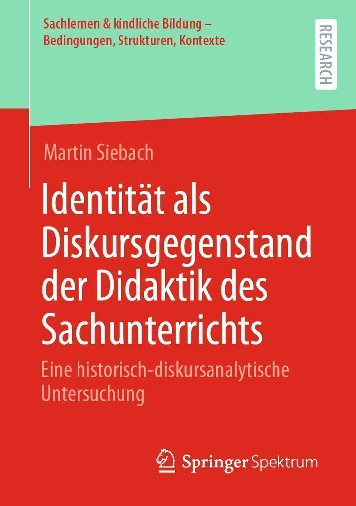 Cover image for Identitat als Diskursgegenstand der Didaktik des Sachunterrichts