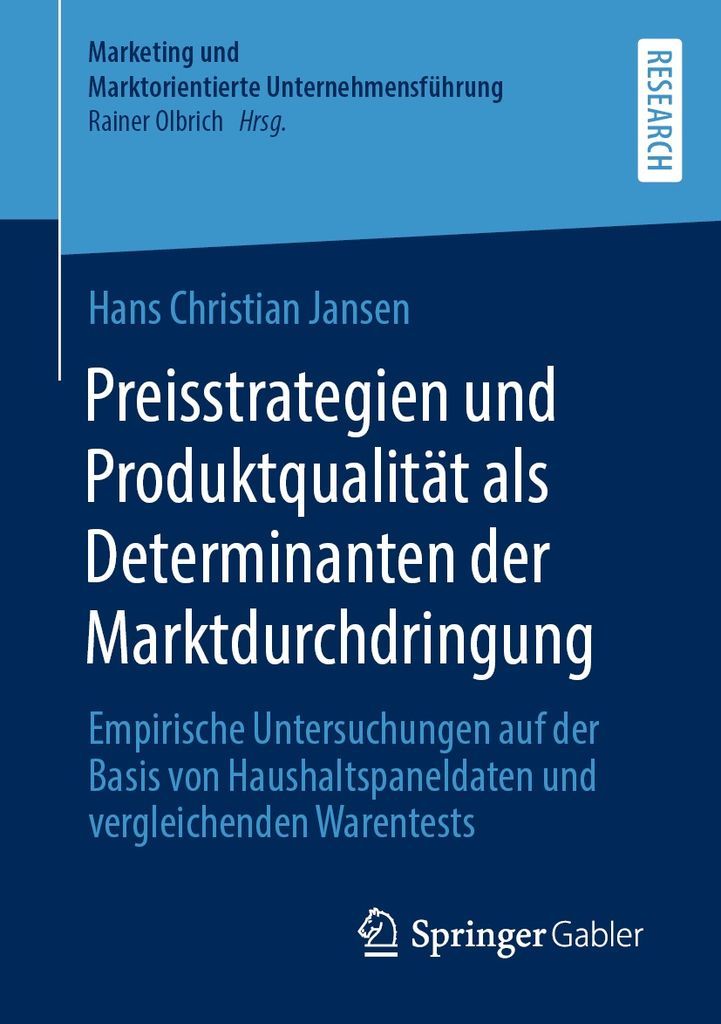 Cover image for Preisstrategien und Produktqualitat als Determinanten der Marktdurchdringung
