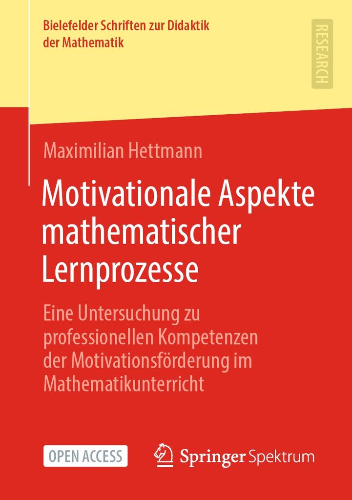 Cover image for Motivationale Aspekte mathematischer Lernprozesse