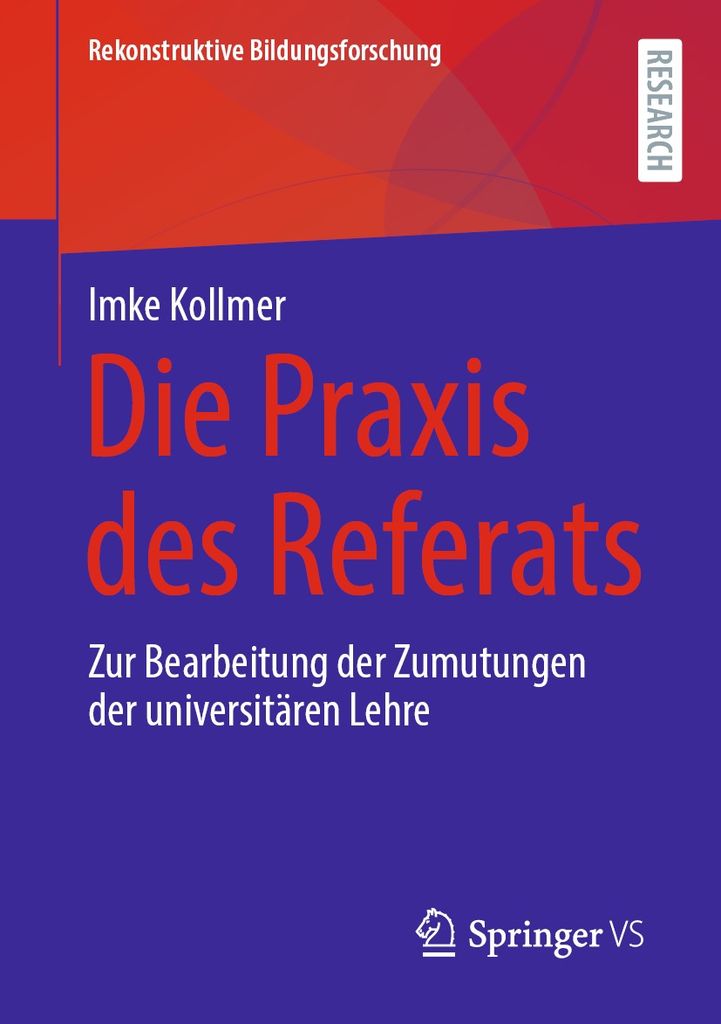 Cover image for Die Praxis des Referats