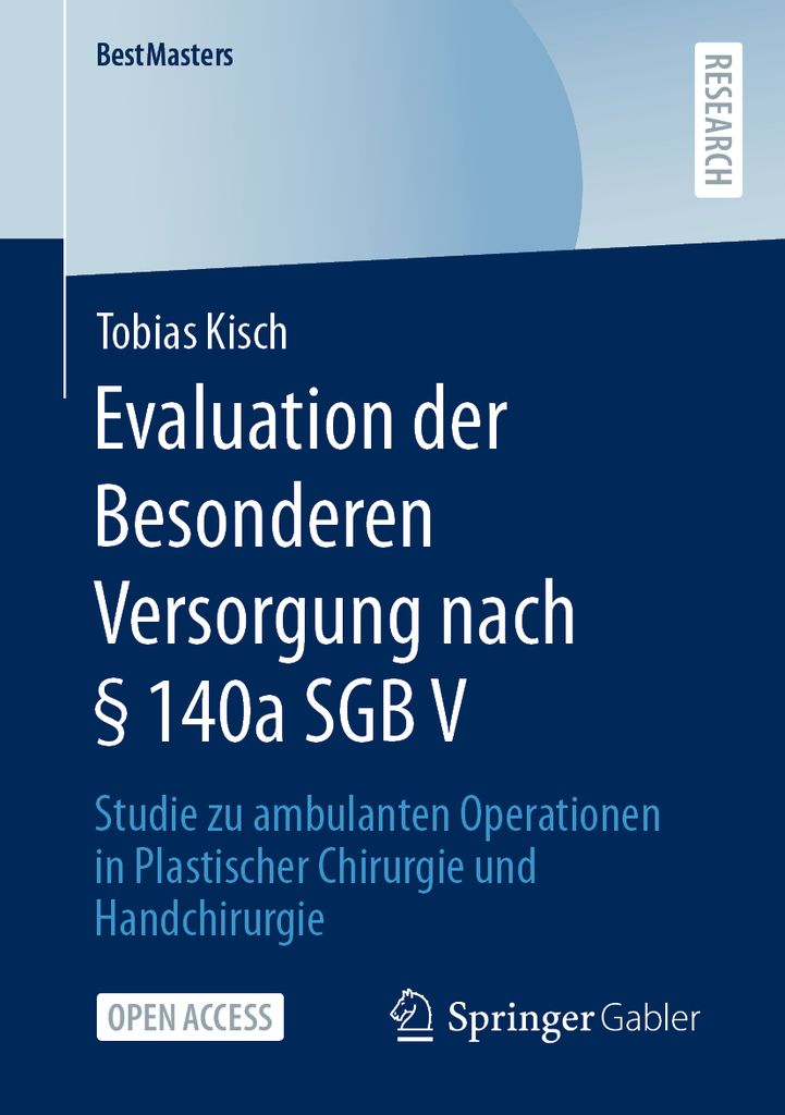 Cover image for Evaluation der Besonderen Versorgung nach  140a SGB V