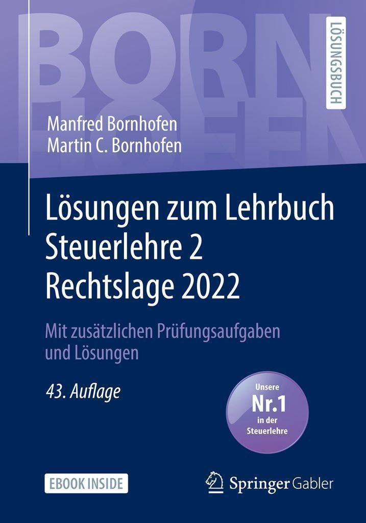 Cover image for Losungen zum Lehrbuch Steuerlehre 2 Rechtslage 2022