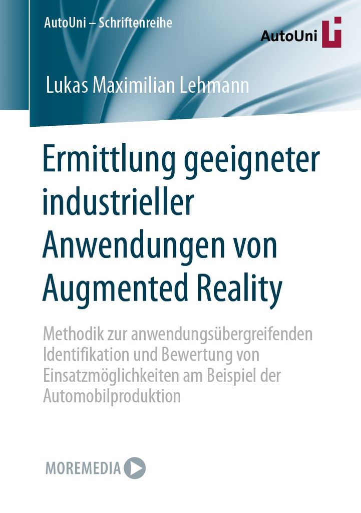 Cover image for Ermittlung geeigneter industrieller Anwendungen von Augmented Reality