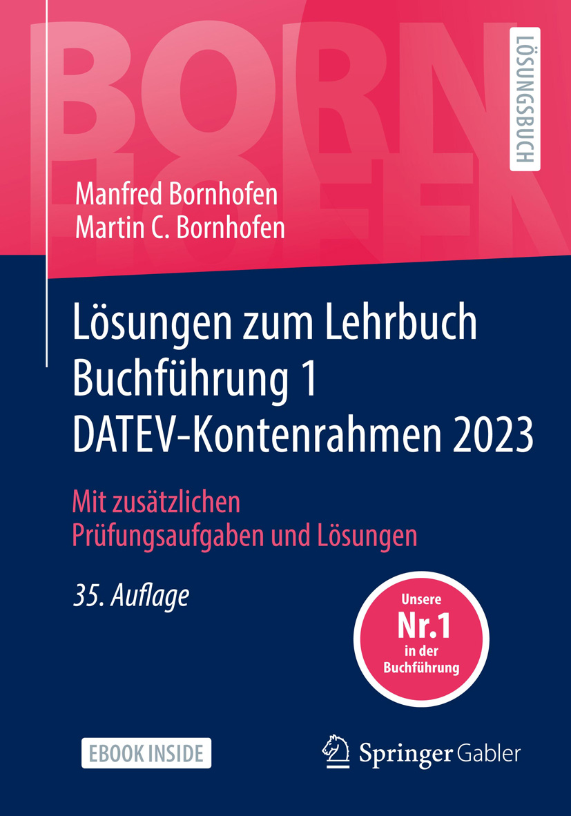 Cover image for Losungen zum Lehrbuch Buchfuhrung 1 DATEV-Kontenrahmen 2023