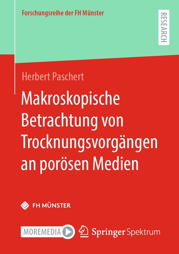 Cover image for Makroskopische Betrachtung von Trocknungsvorgangen an porosen Medien