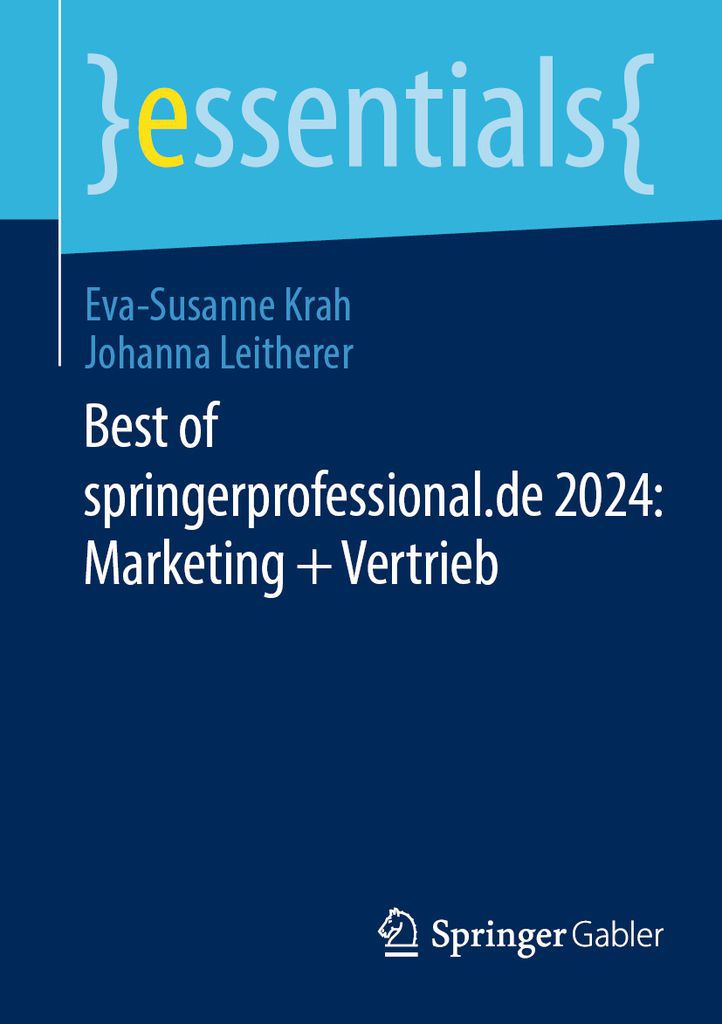 Cover image for Best of springerprofessional.de 2024: Marketing + Vertrieb