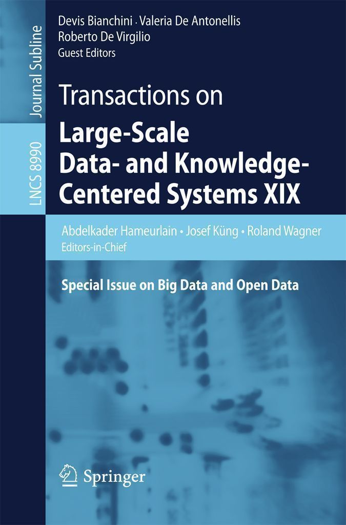 Cover image for Transactions on Large-Scale Data- and Knowledge-Centered Systems XIX