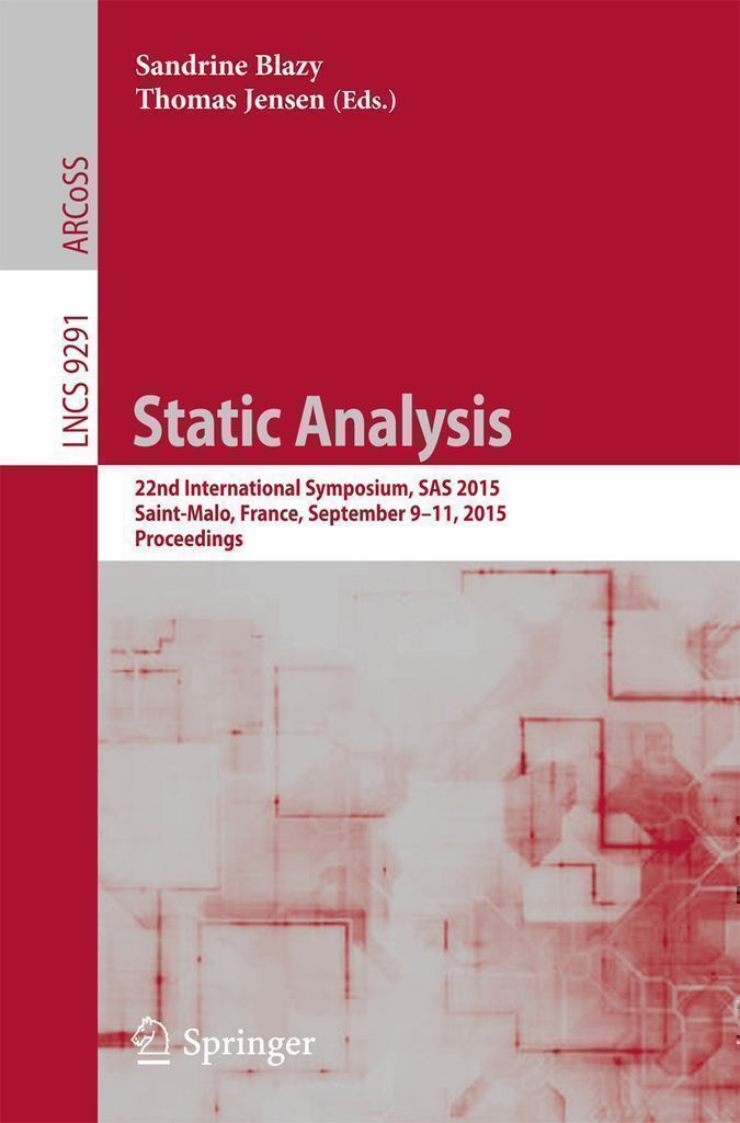 Cover image for Static Analysis