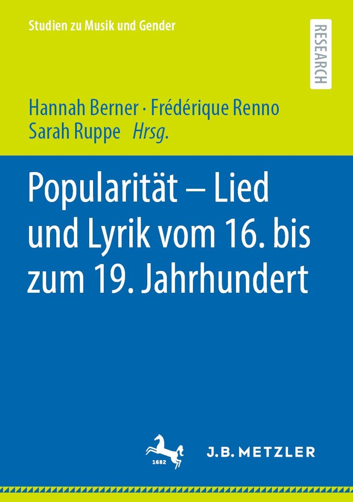 Cover image for Popularitat  Lied und Lyrik vom 16. bis zum 19. Jahrhundert