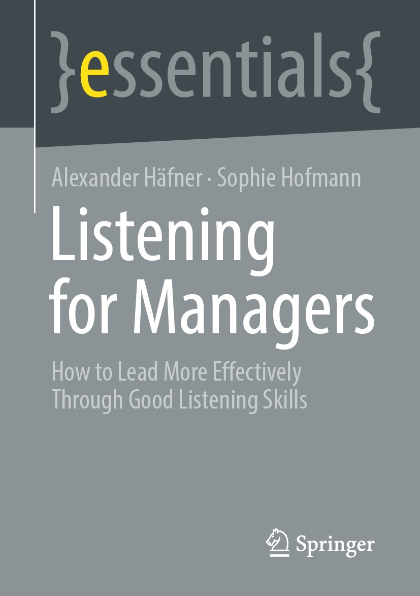 Cover image for Listening for Managers