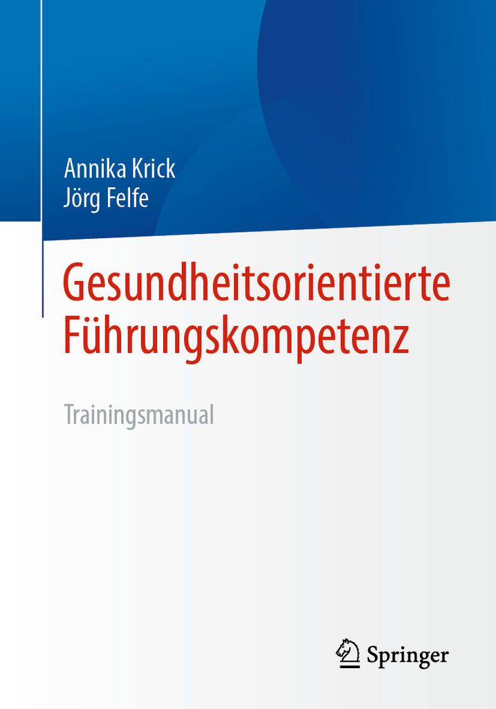 Cover image for Gesundheitsorientierte Fuhrungskompetenz