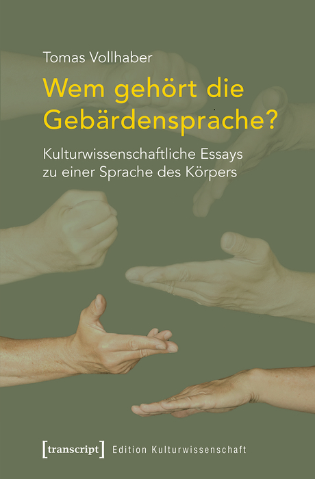 Cover image for Wem gehort die Gebardensprache?