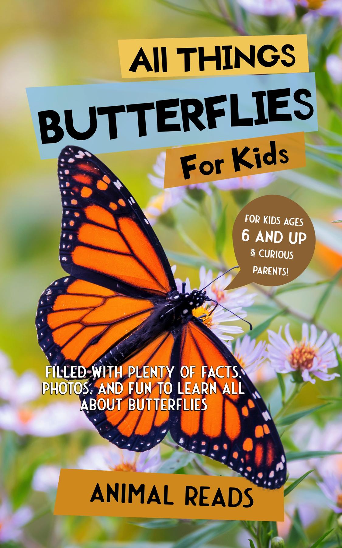 Cover image for All Things Butterflies For Kids