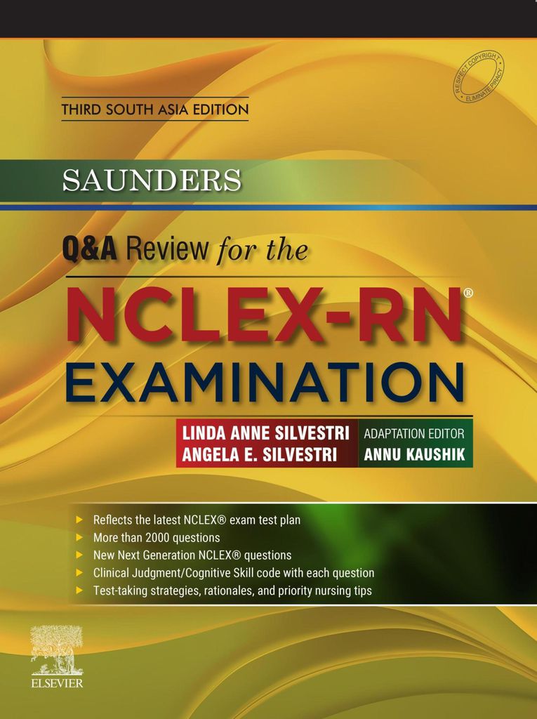 Cover image for Saunders Q & A Review for the NCLEX-RN Examination, Third South Asia Edition - E-BOOK