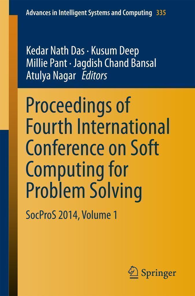 Cover image for Proceedings of Fourth International Conference on Soft Computing for Problem Solving