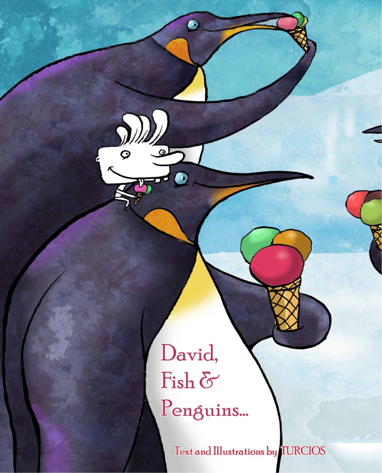 Cover image for David, Fish & Penguins...