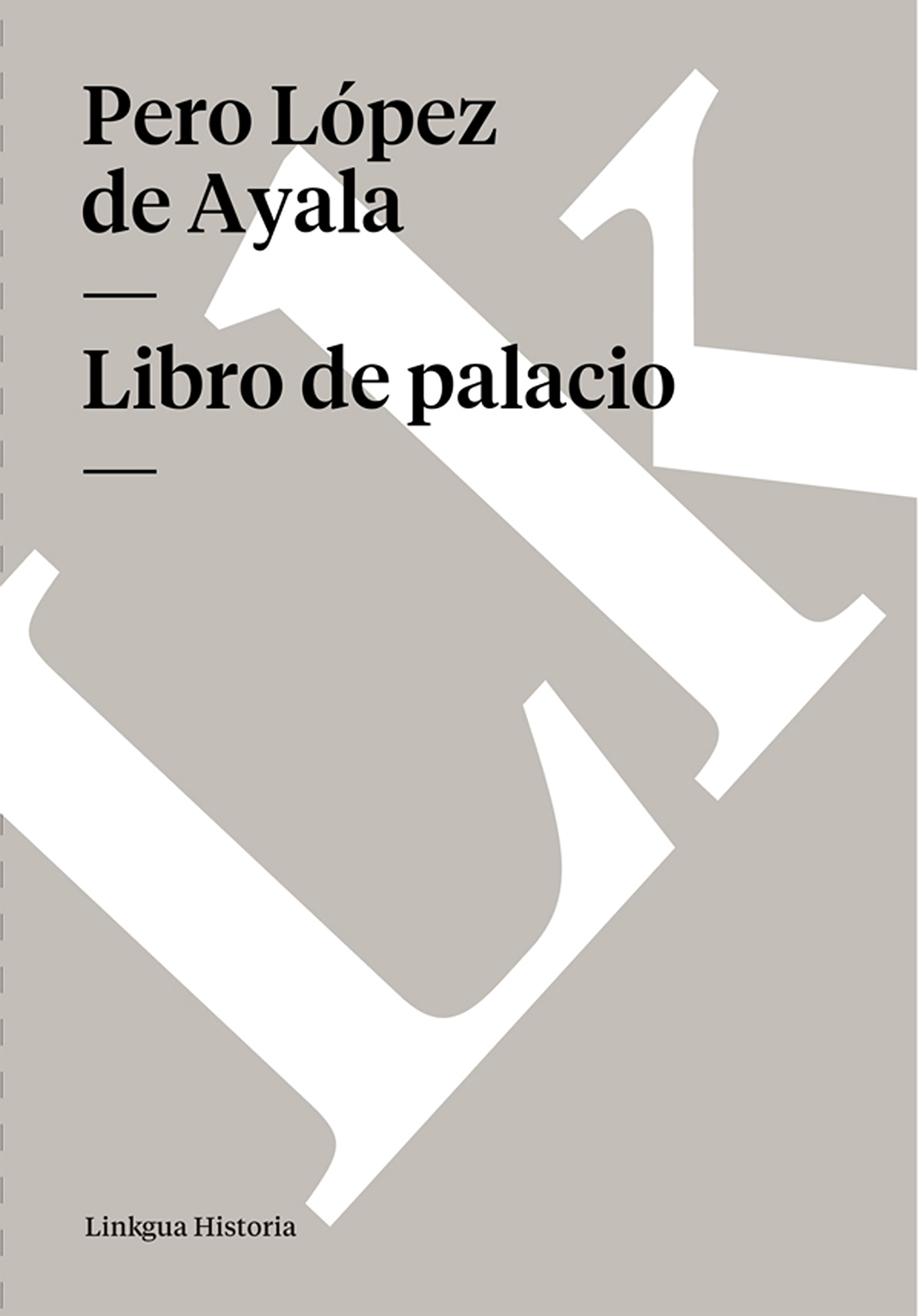 Cover image for Libro de palacio