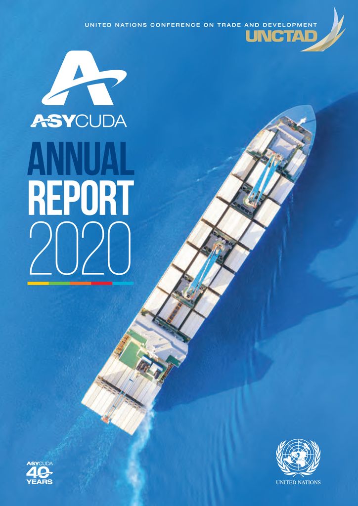 Cover image for ASYCUDA Annual Report 2020