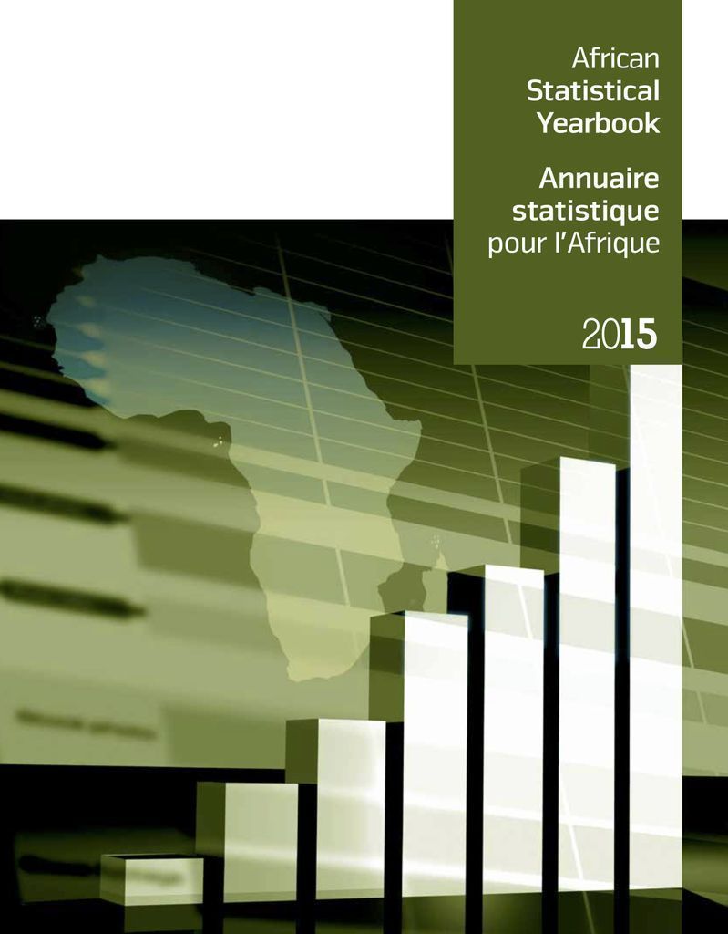 Cover image for African Statistical Yearbook 2015/Annuaire statistique pour lAfrique 2015