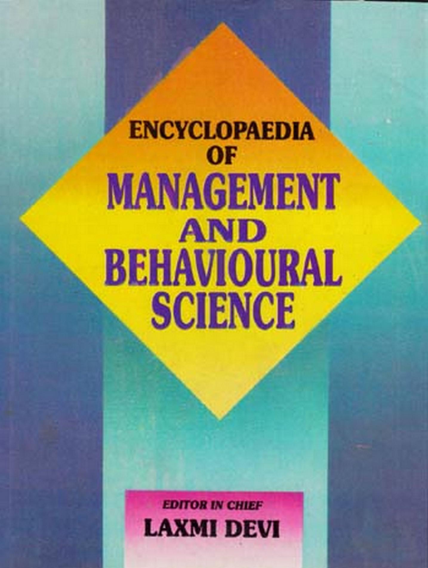 Cover image for Encyclopaedia of Management and Behavioural Science (Human Resource Management)