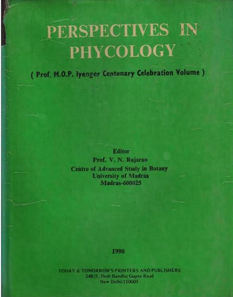 Cover image for Perspectives in Phycology