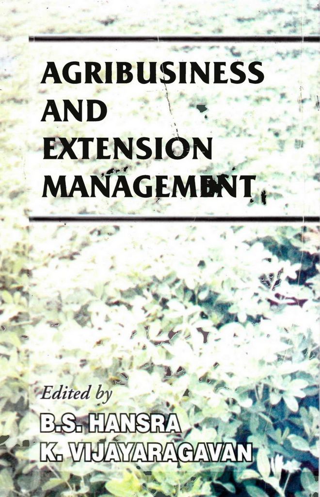 Cover image for Agribusiness and Extension Management