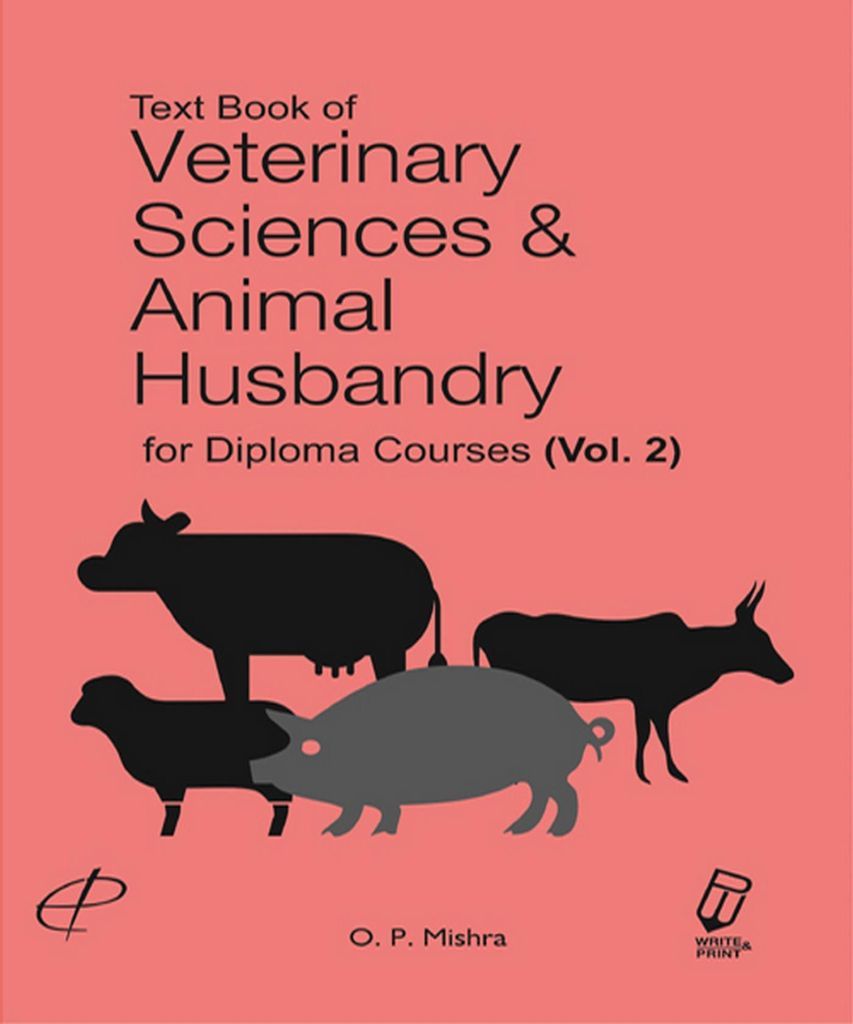 Cover image for Text Book of Veterinary Sciences & Animal Husbandry for Diploma Courses